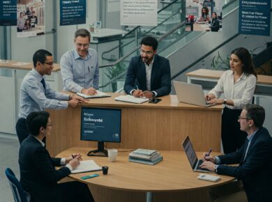 Employees first teamwork